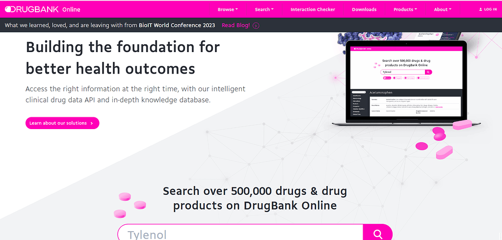 💊DrugBank Online - 一个囊括 50 万种药物数据库的网站 - 优质资源 - AINAV